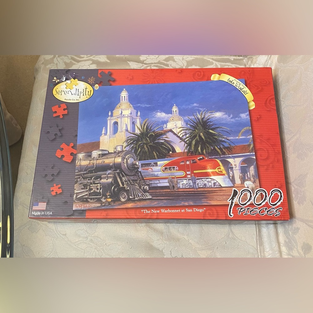 Serendipity Puzzle Catalina Landing by James Dietz 1000 Piece Jigsaw Puzzle GUC